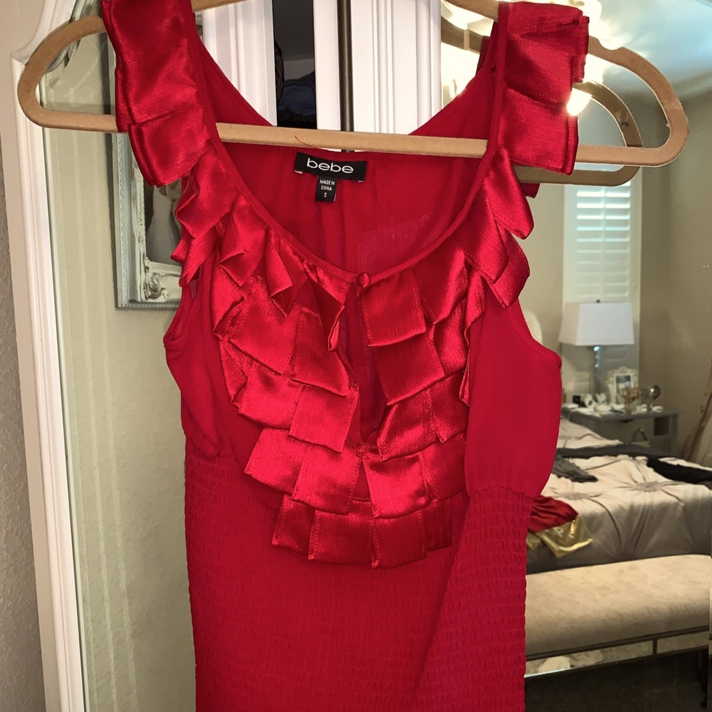 Bebe Red Top - image 1